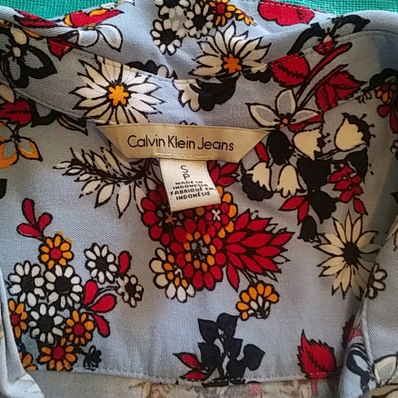 🌺 Calvin Klein Long Sleeve Blouse - Picture 8 of 12